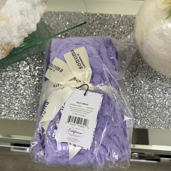 Sonoma Lavender Spa Heat Wrap in Bellflower Rose Purple NEW - Picture 15 of 16